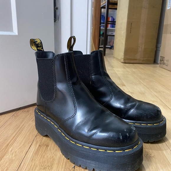 Dr. Martens Shoes - Dr. Martens Black Chunky Chelsea Boots